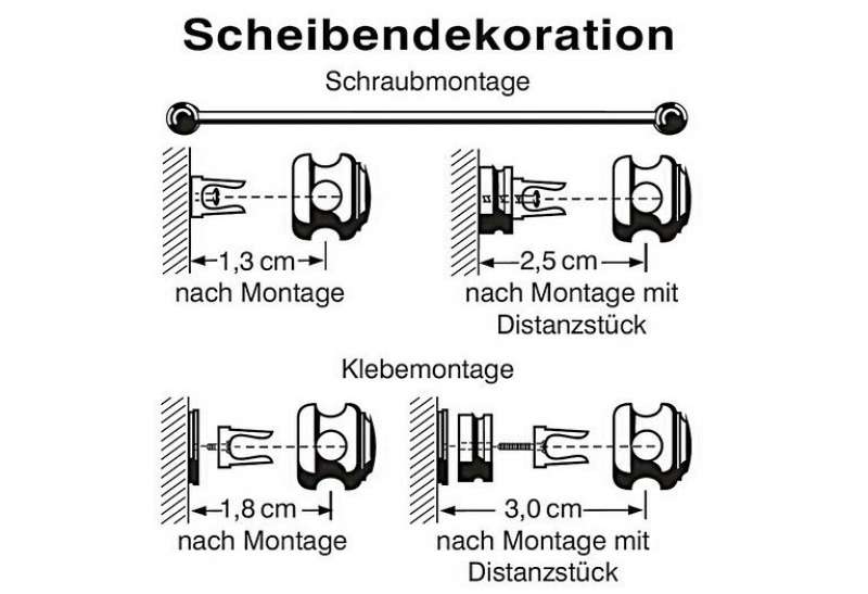 Scheibenstange rustikal