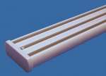 Fl�chenvorhangschiene 3-Lauf silber