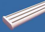 Young Fl�chenvorhangschiene 3-Lauf wei�